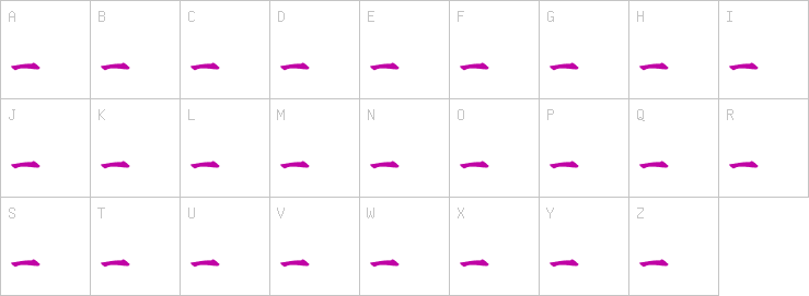 Uppercase characters