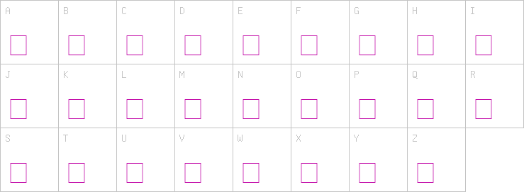 Uppercase characters