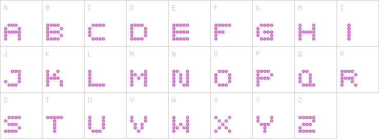 Uppercase characters