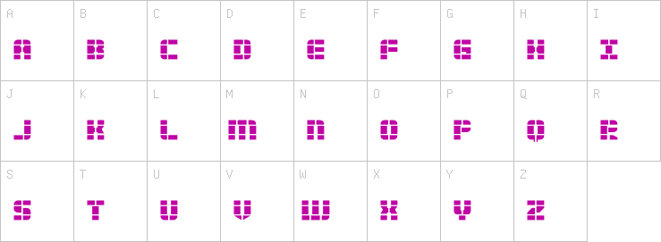 Uppercase characters