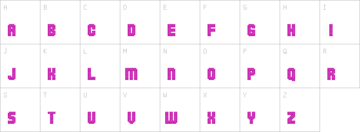 Uppercase characters