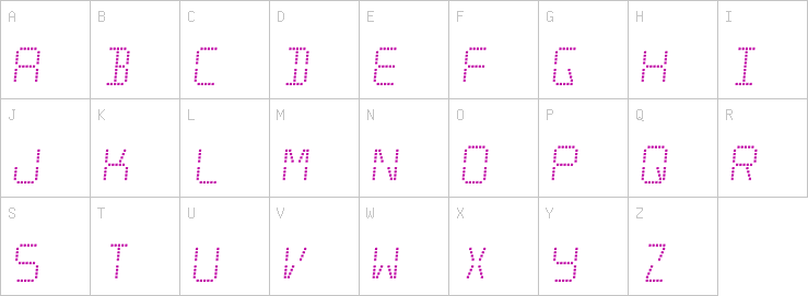 Uppercase characters