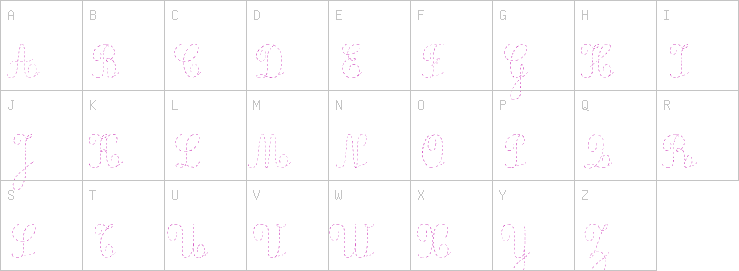 Uppercase characters