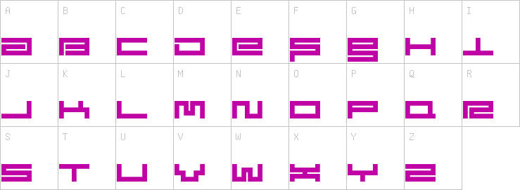 Uppercase characters