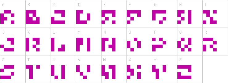 Uppercase characters