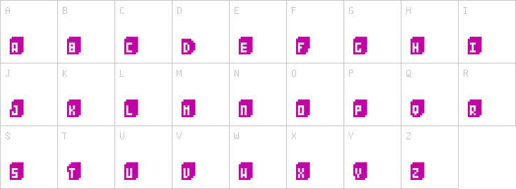 Uppercase characters