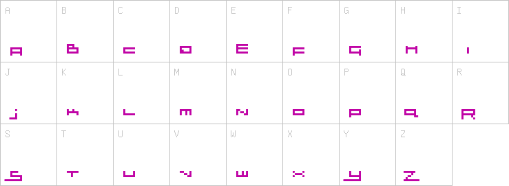 Uppercase characters