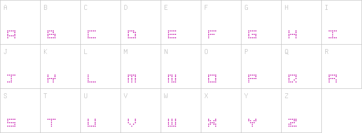 Uppercase characters