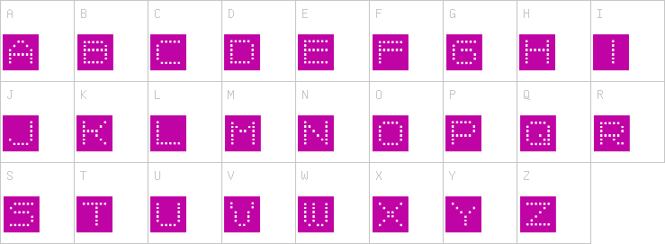 Uppercase characters