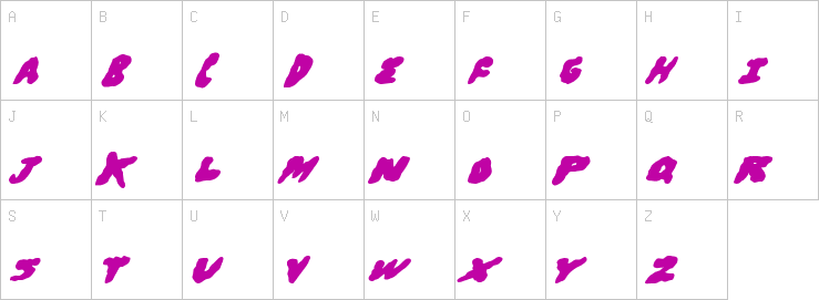 Uppercase characters