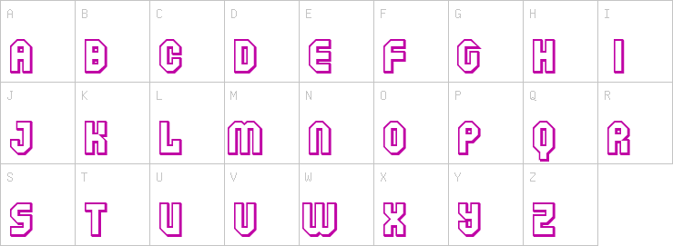 Uppercase characters