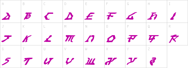 Uppercase characters