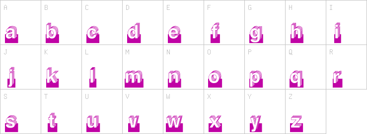 Uppercase characters