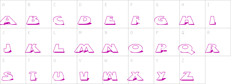 Uppercase characters