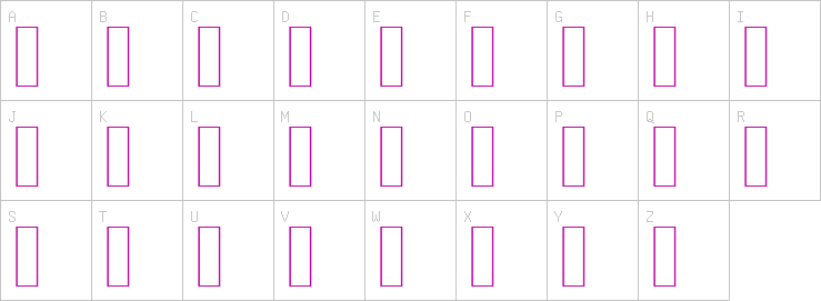 Uppercase characters