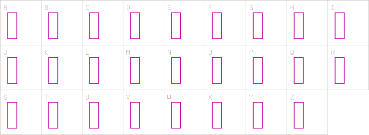 Uppercase characters