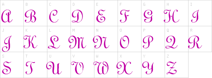 Uppercase characters