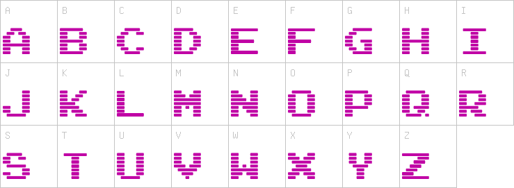 Uppercase characters