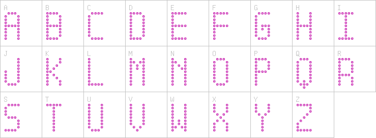 Uppercase characters