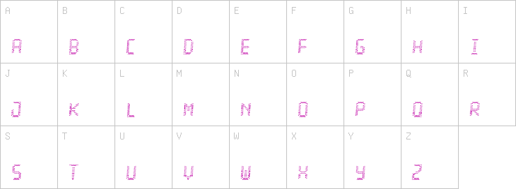 Uppercase characters