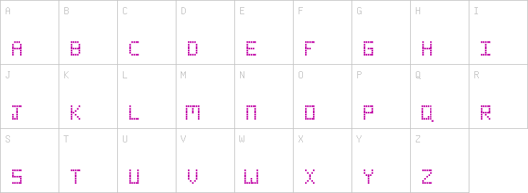 Uppercase characters