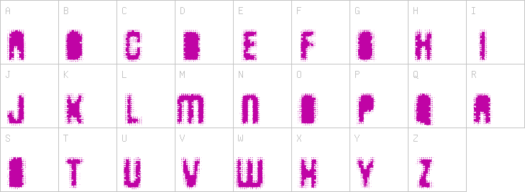 Uppercase characters