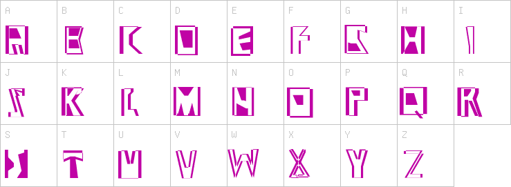 Uppercase characters