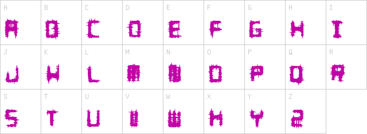 Uppercase characters