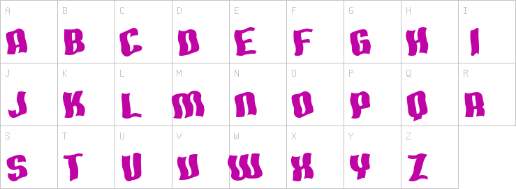 Uppercase characters