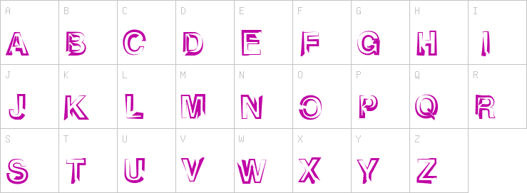 Uppercase characters