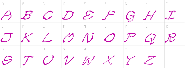 Uppercase characters