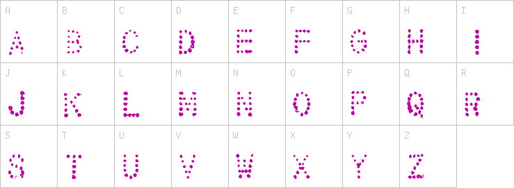 Uppercase characters