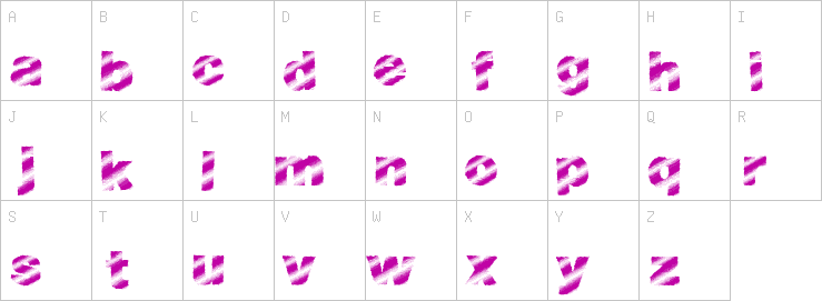 Uppercase characters