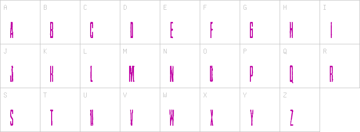 Uppercase characters