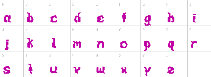 Uppercase characters