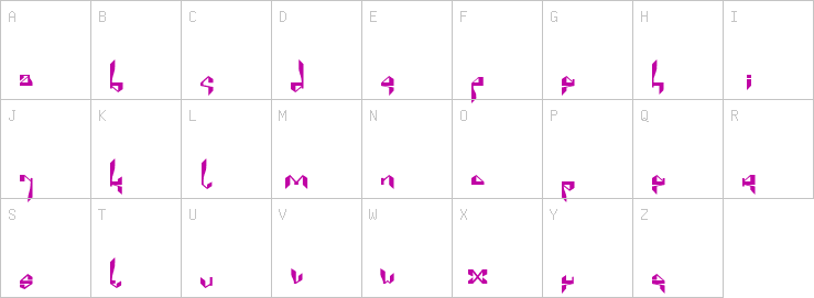 Uppercase characters