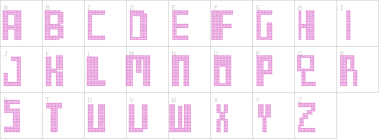 Uppercase characters