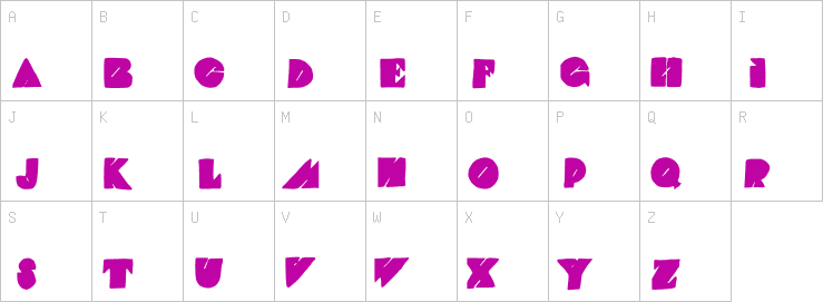 Uppercase characters