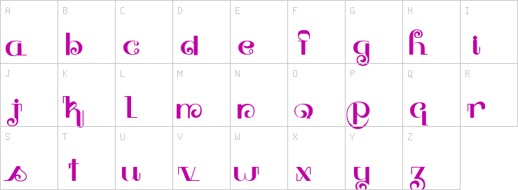 Uppercase characters