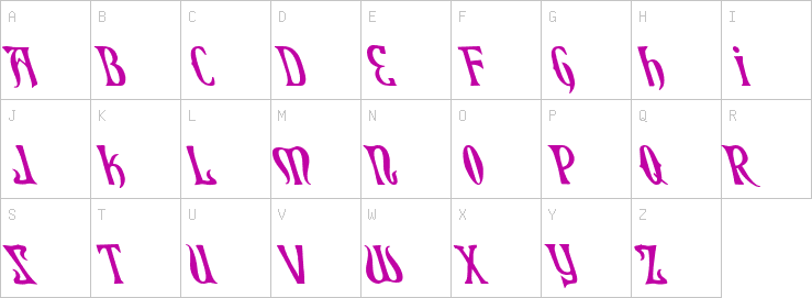 Uppercase characters