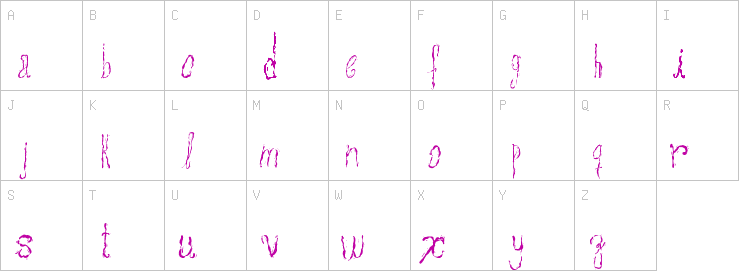 Uppercase characters