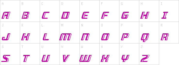 Uppercase characters