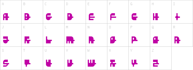 Uppercase characters