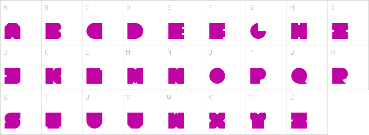 Uppercase characters