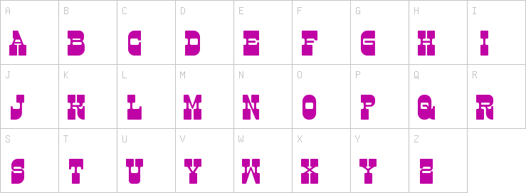 Uppercase characters