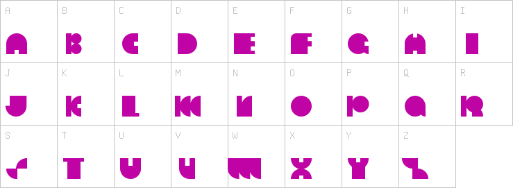 Uppercase characters