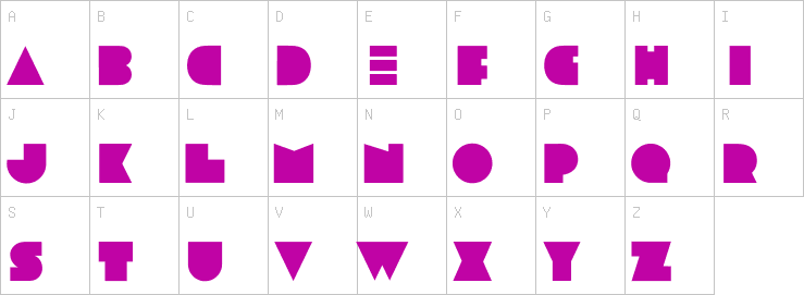 Uppercase characters