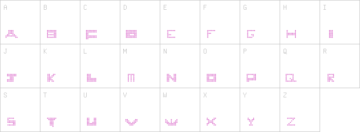 Uppercase characters