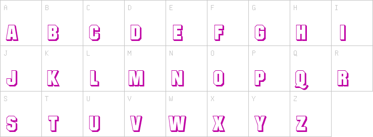 Uppercase characters