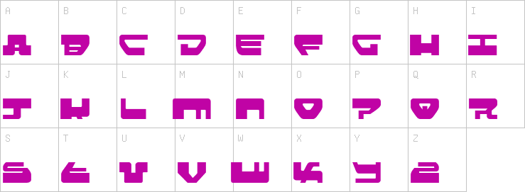 Uppercase characters